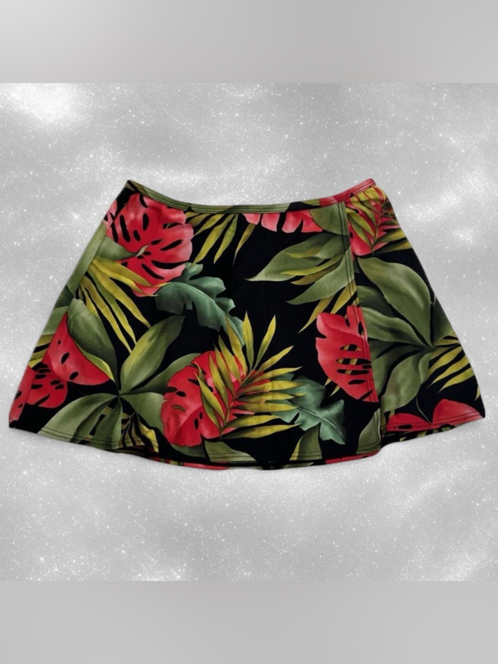 1990s Tropical Mini Skirt